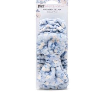 NEW Wet Brush x LoveShackFancy Wash Cotton Headband - Blue Floral